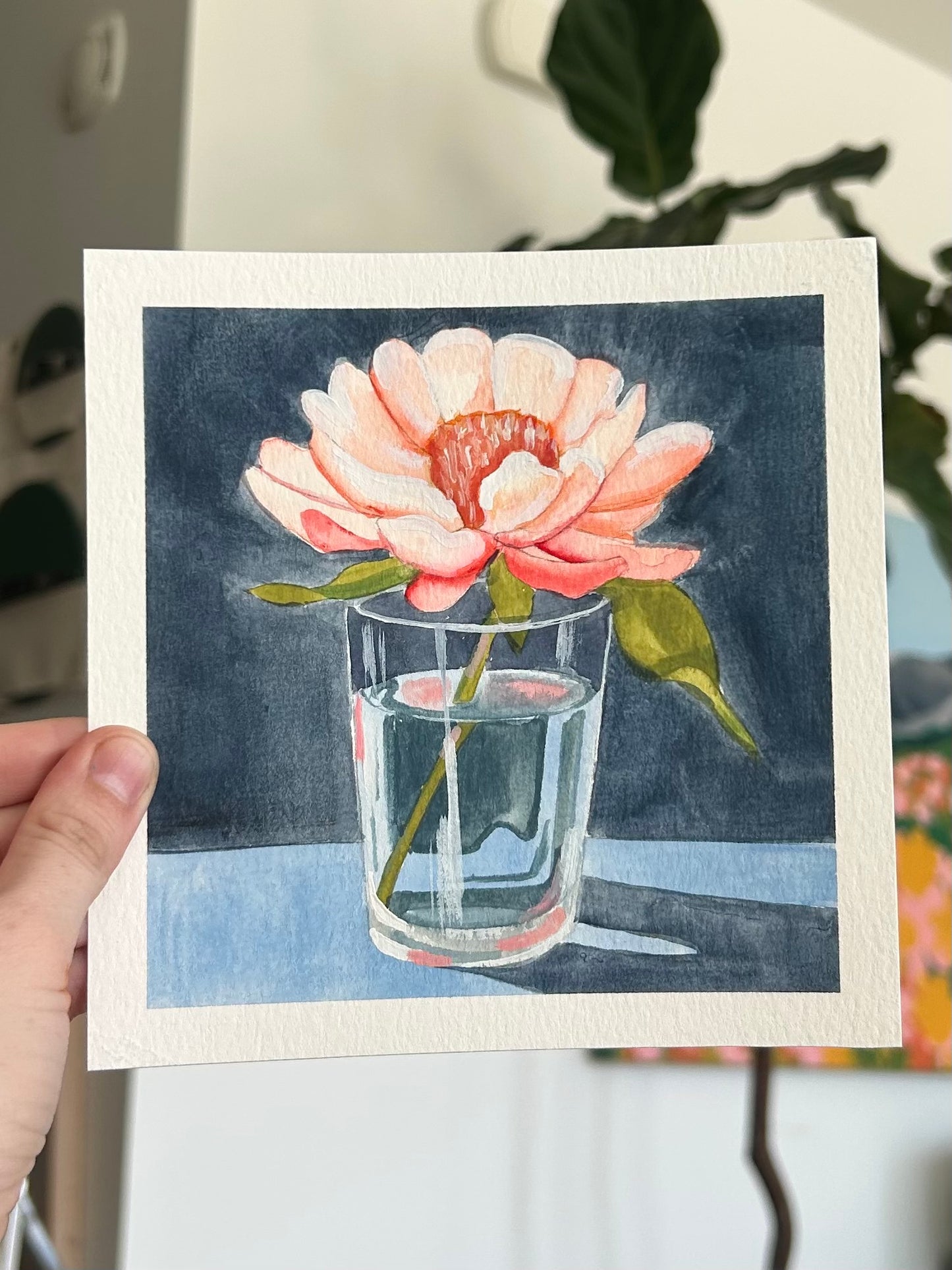 Peony in a Glass