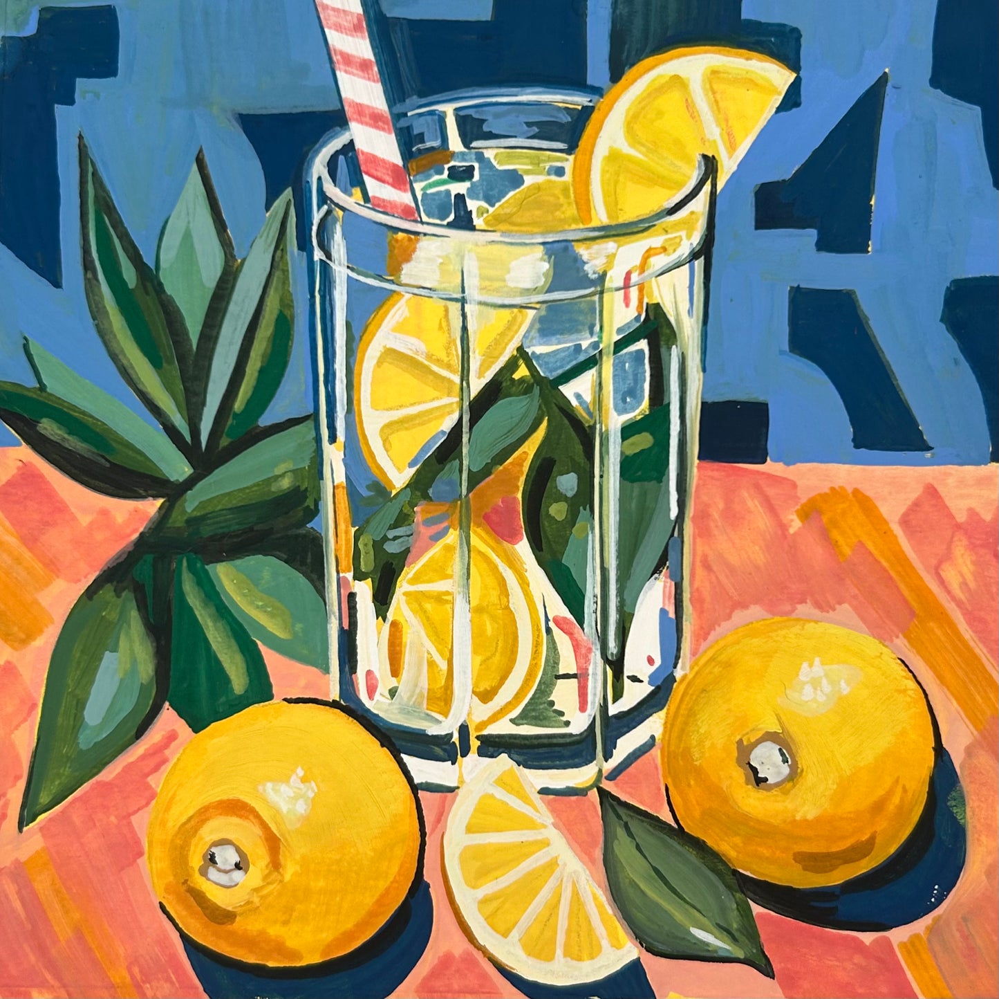 Thirsty / 6x6 Original Painting