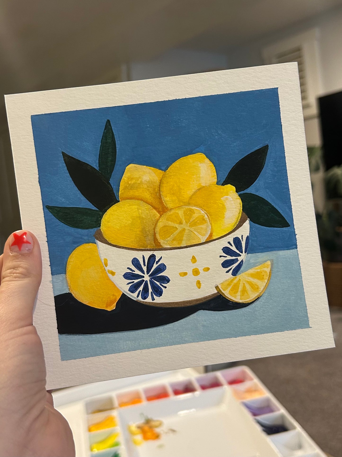 Sour / Original Gouache Painting