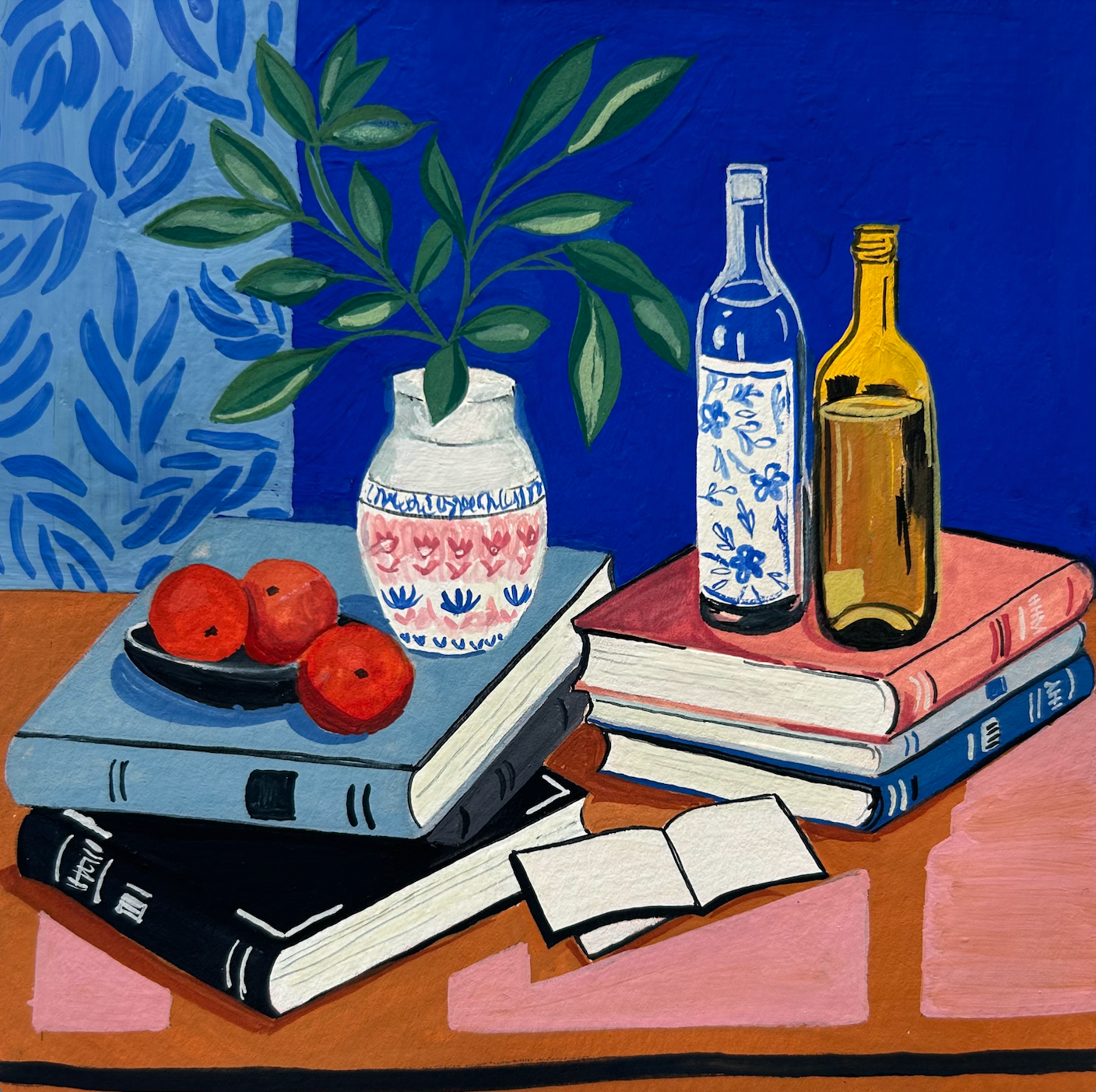 Still Life on Cobalt