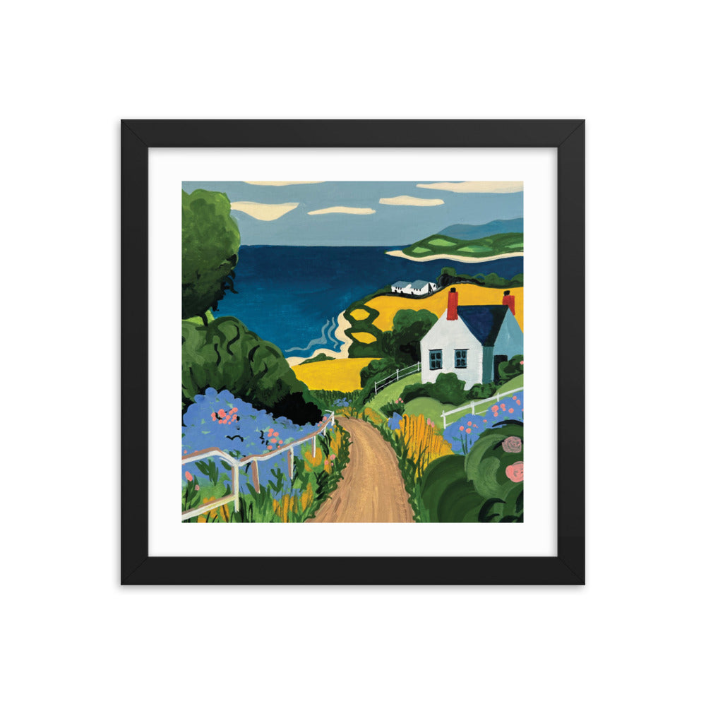 Yellow Fields Framed Print