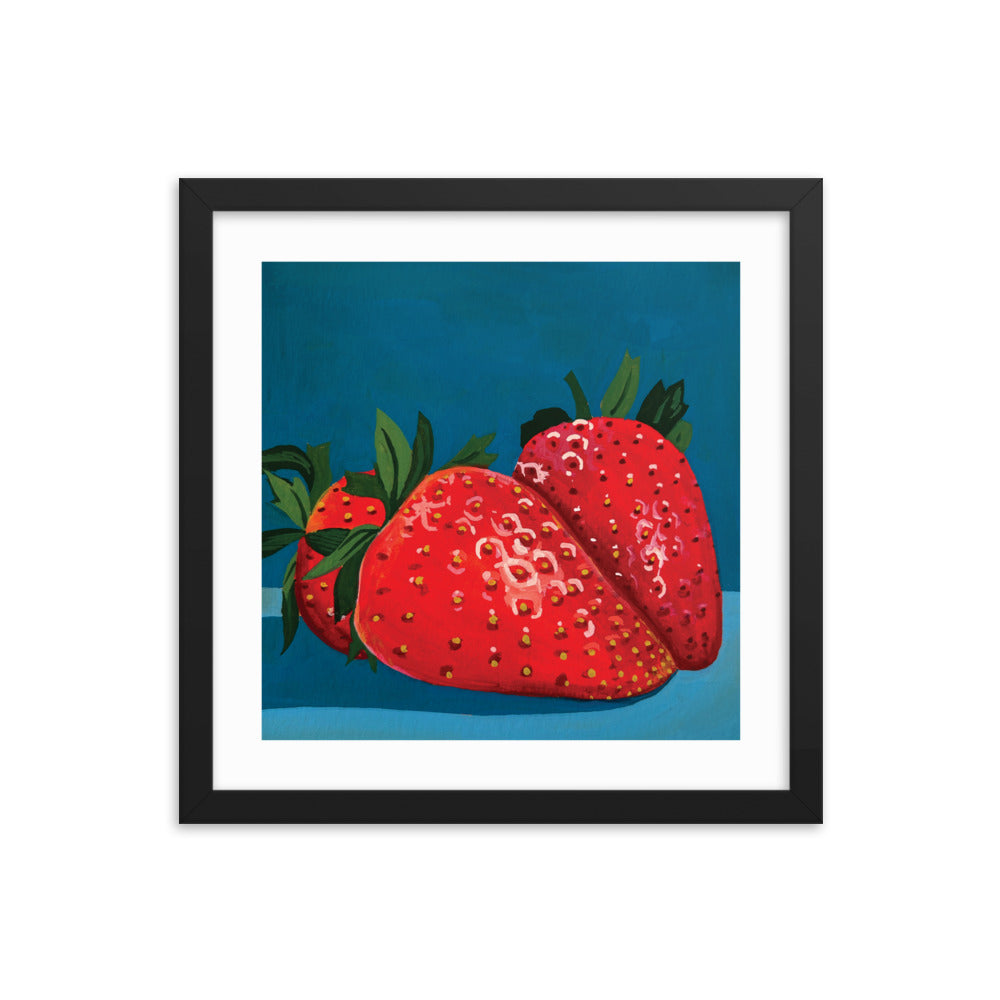 Strawberries Framed Print