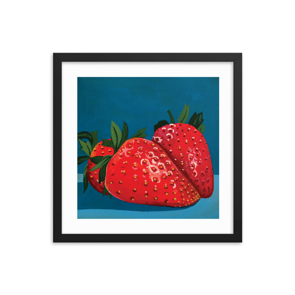 Strawberries Framed Print
