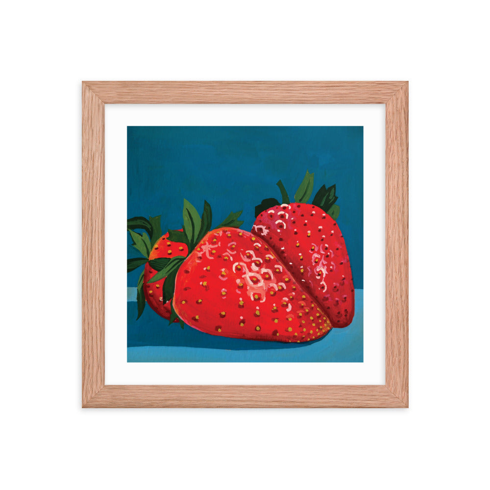 Strawberries Framed Print