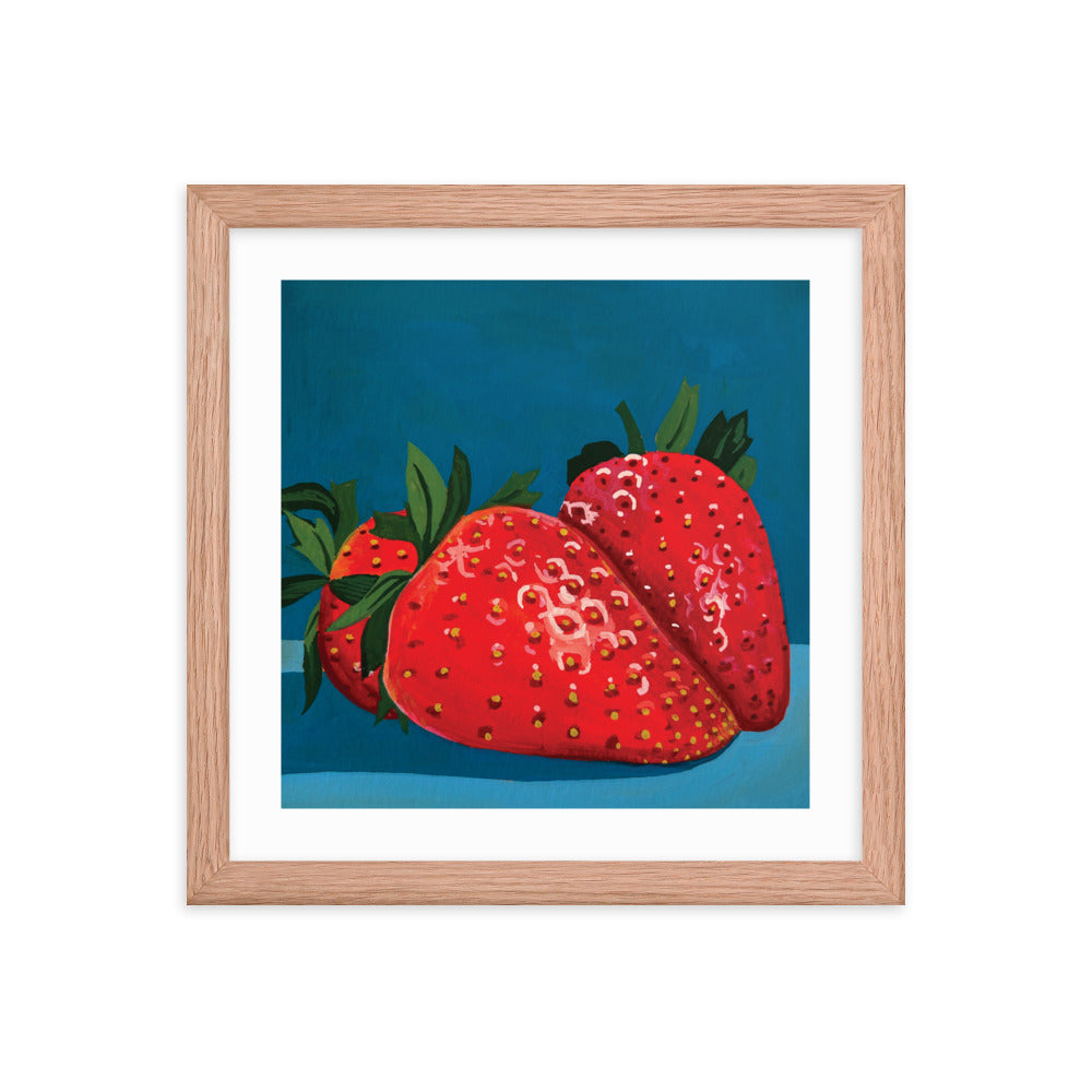 Strawberries Framed Print