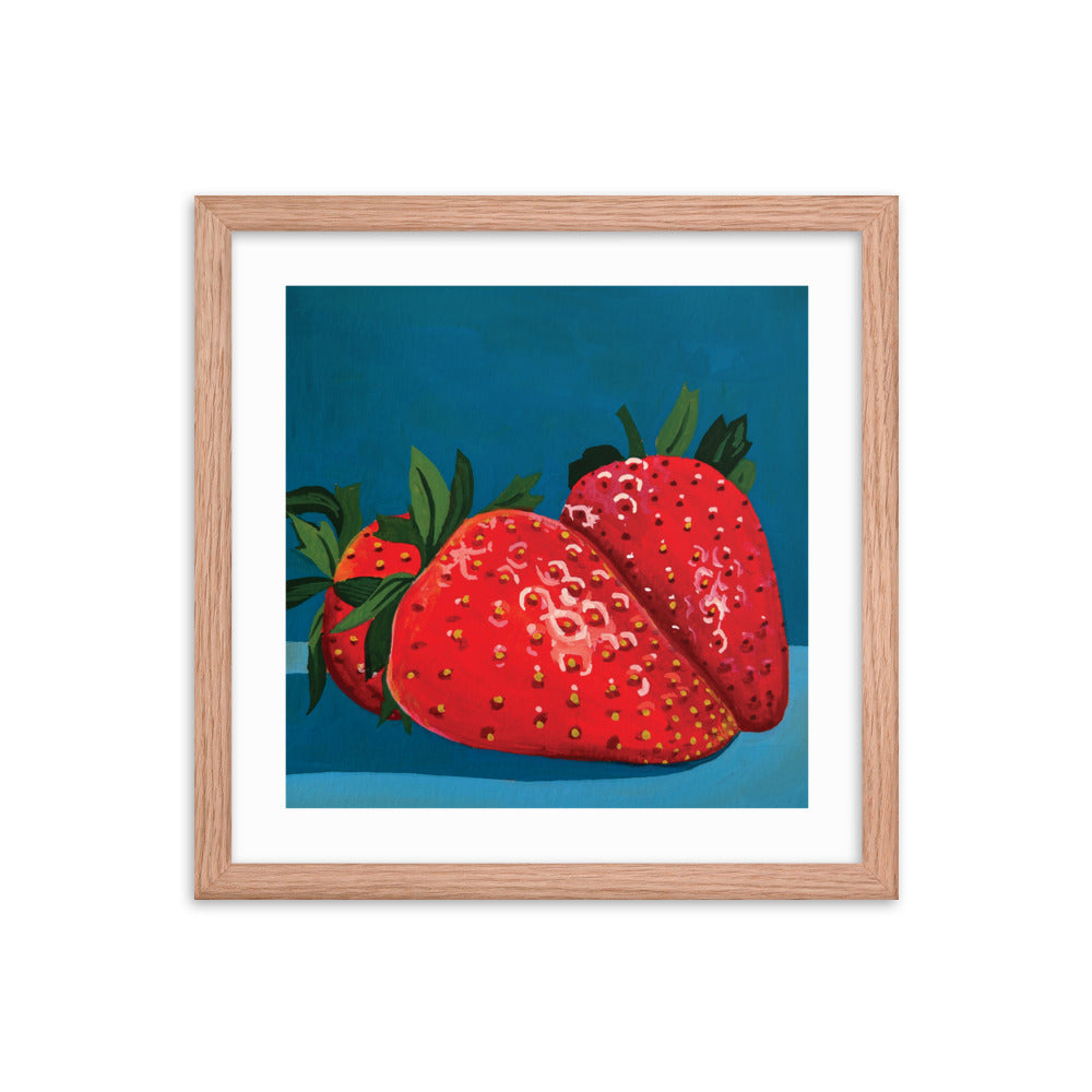Strawberries Framed Print
