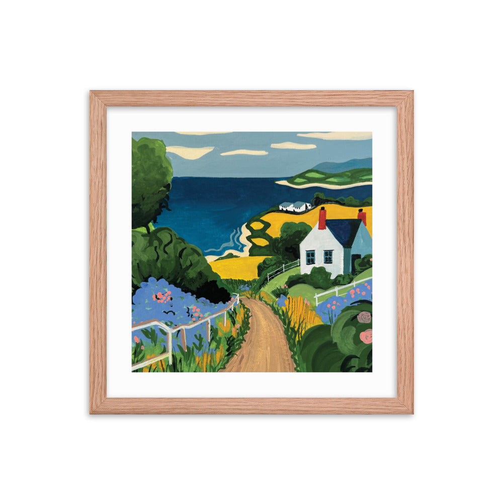 Yellow Fields Framed Print