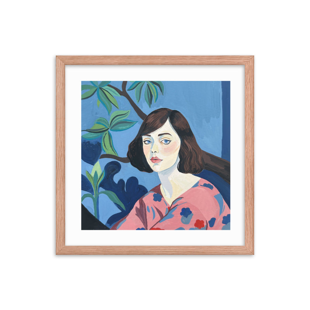 A Girl Named Mabel Framed Print