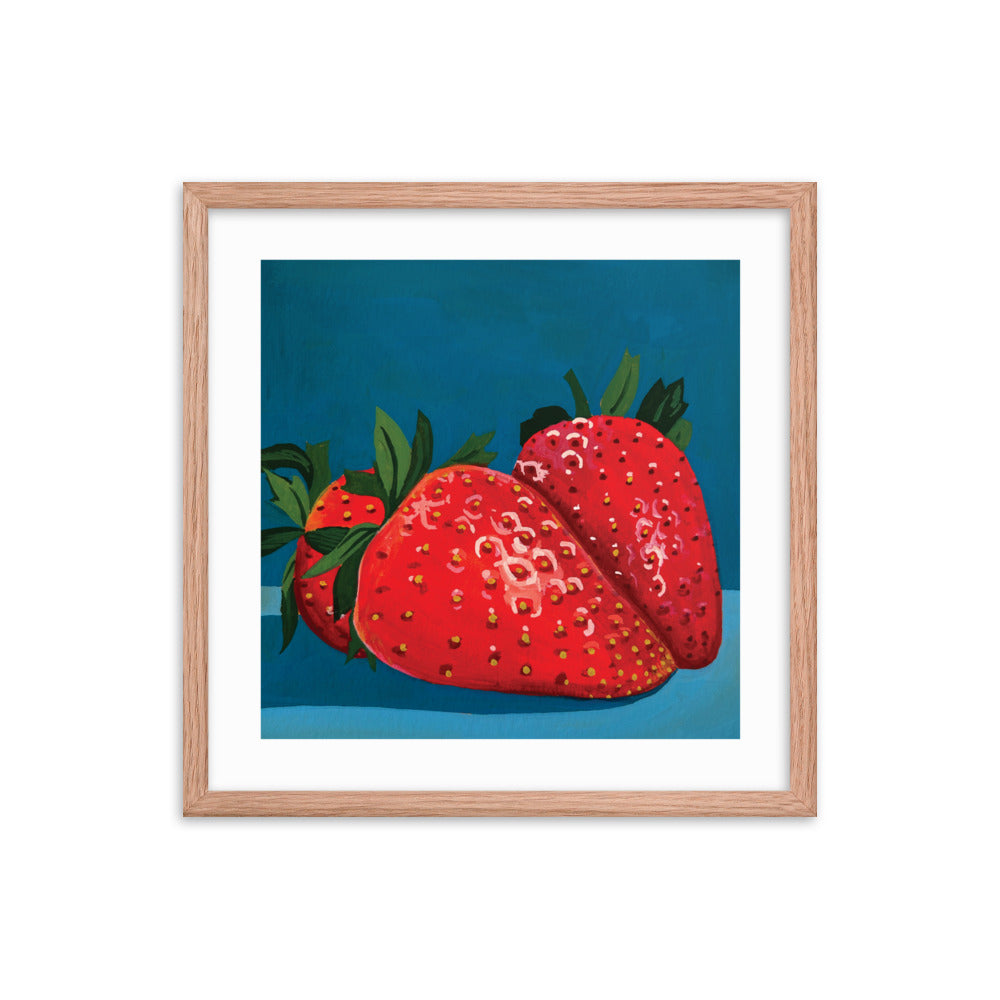 Strawberries Framed Print