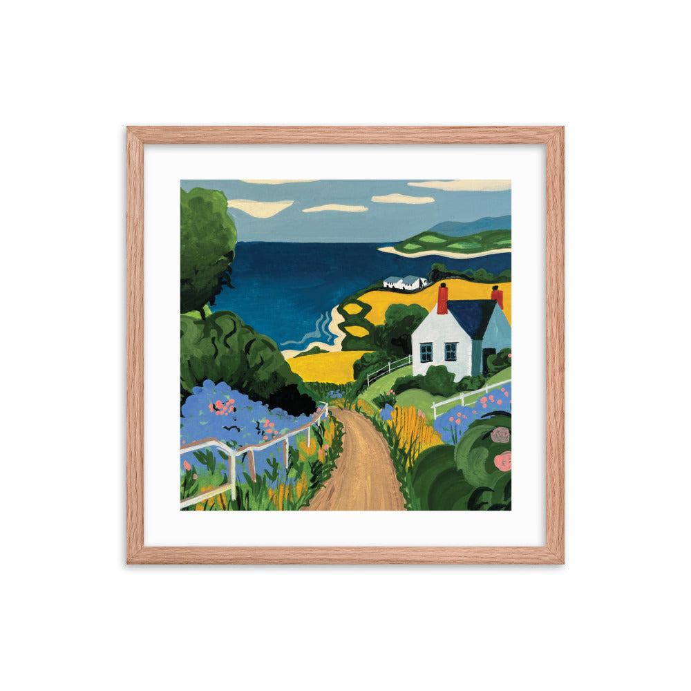 Yellow Fields Framed Print