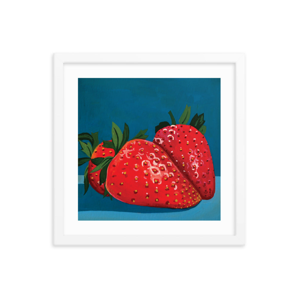 Strawberries Framed Print