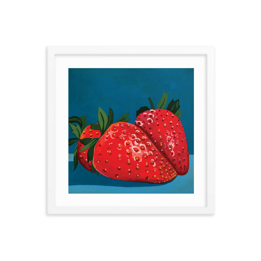Strawberries Framed Print