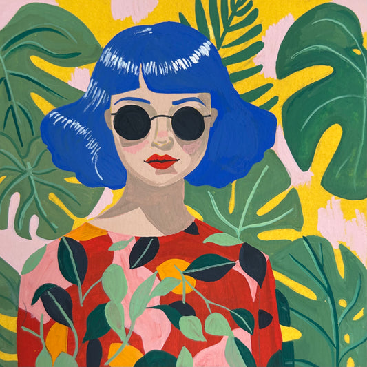 Blue Haired Girl