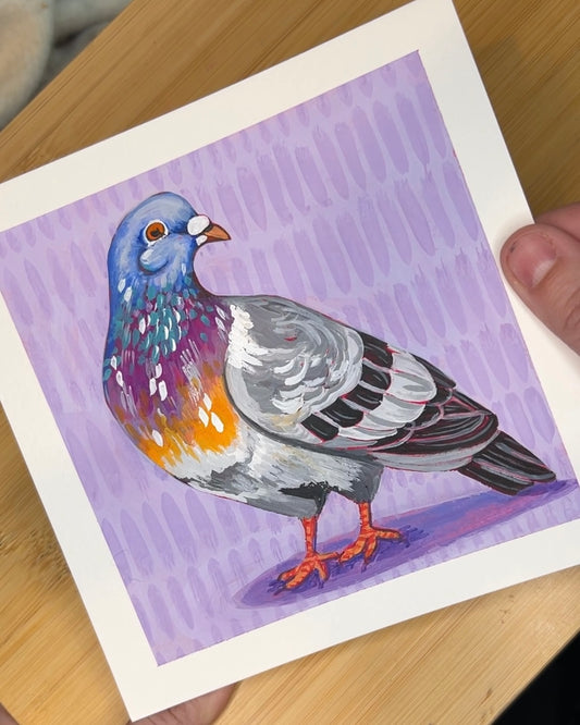 Peter the Pigeon Original Painting