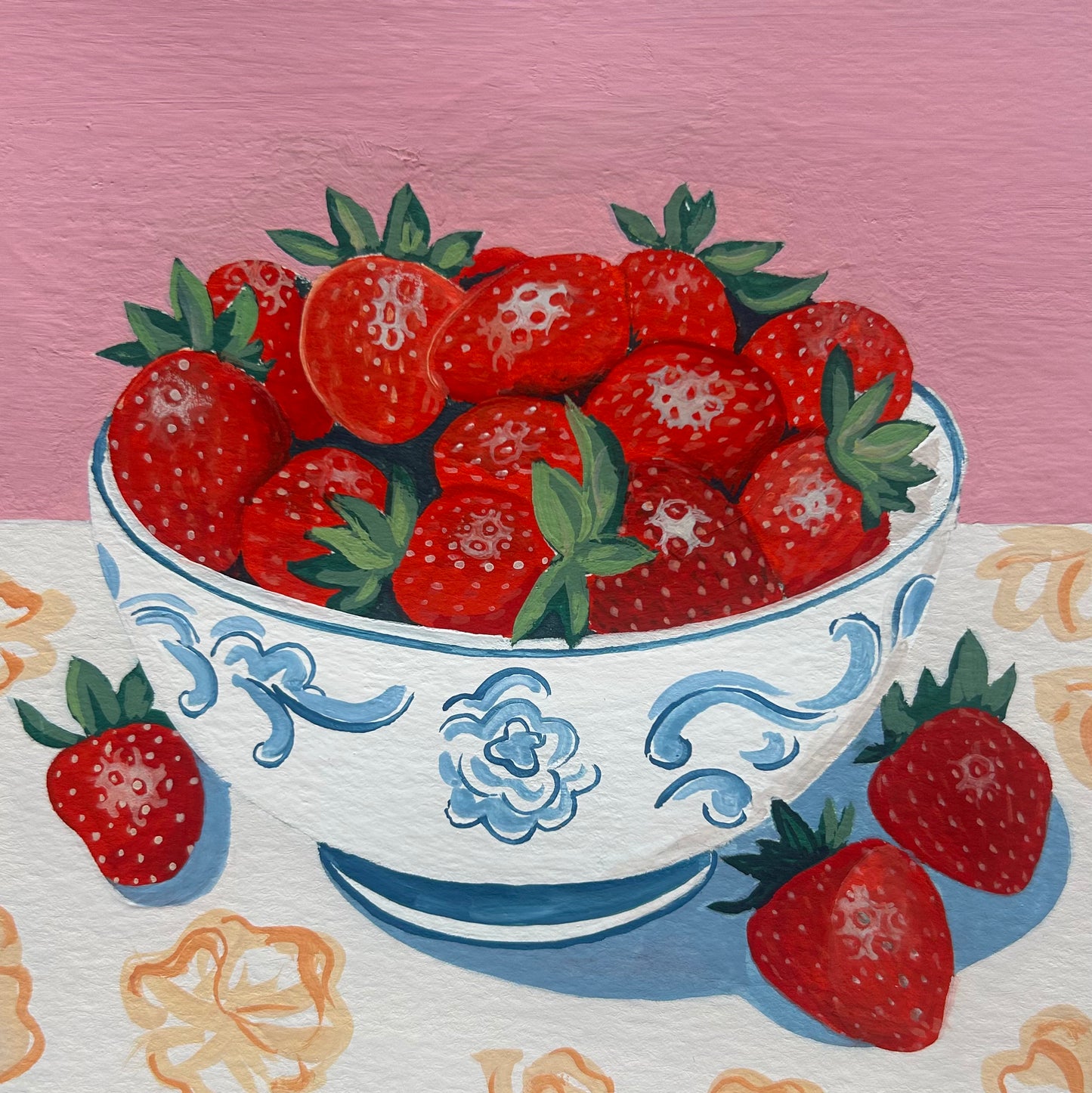 Strawberries in a Bowl