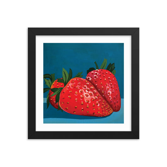 Strawberries Framed Print