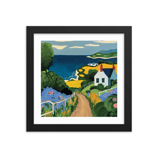 Yellow Fields Framed Print