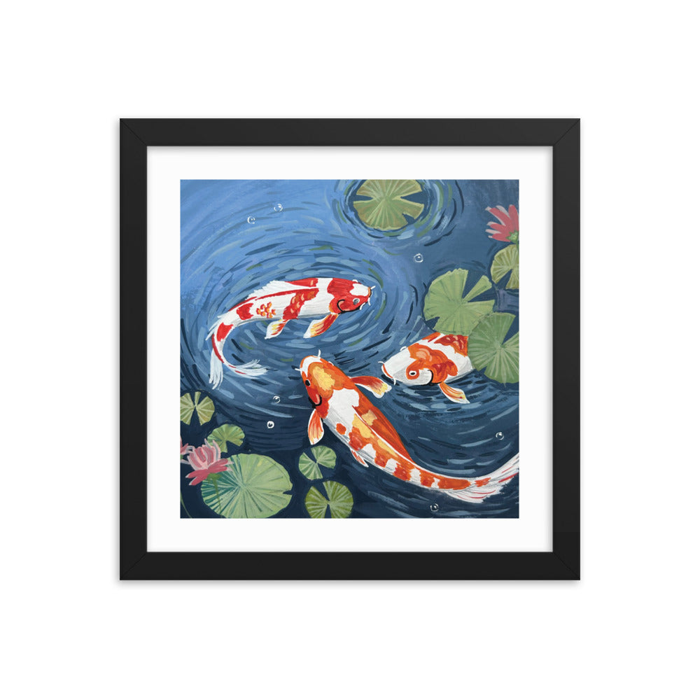 Koi Framed Print