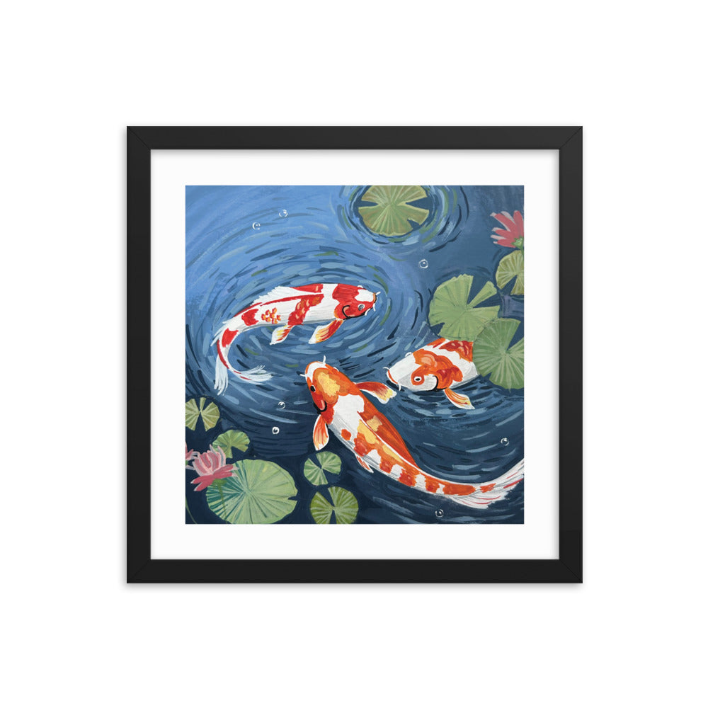 Koi Framed Print