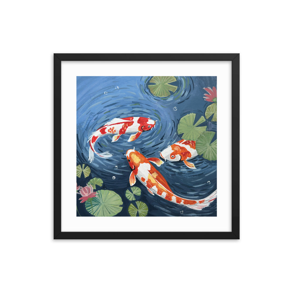 Koi Framed Print