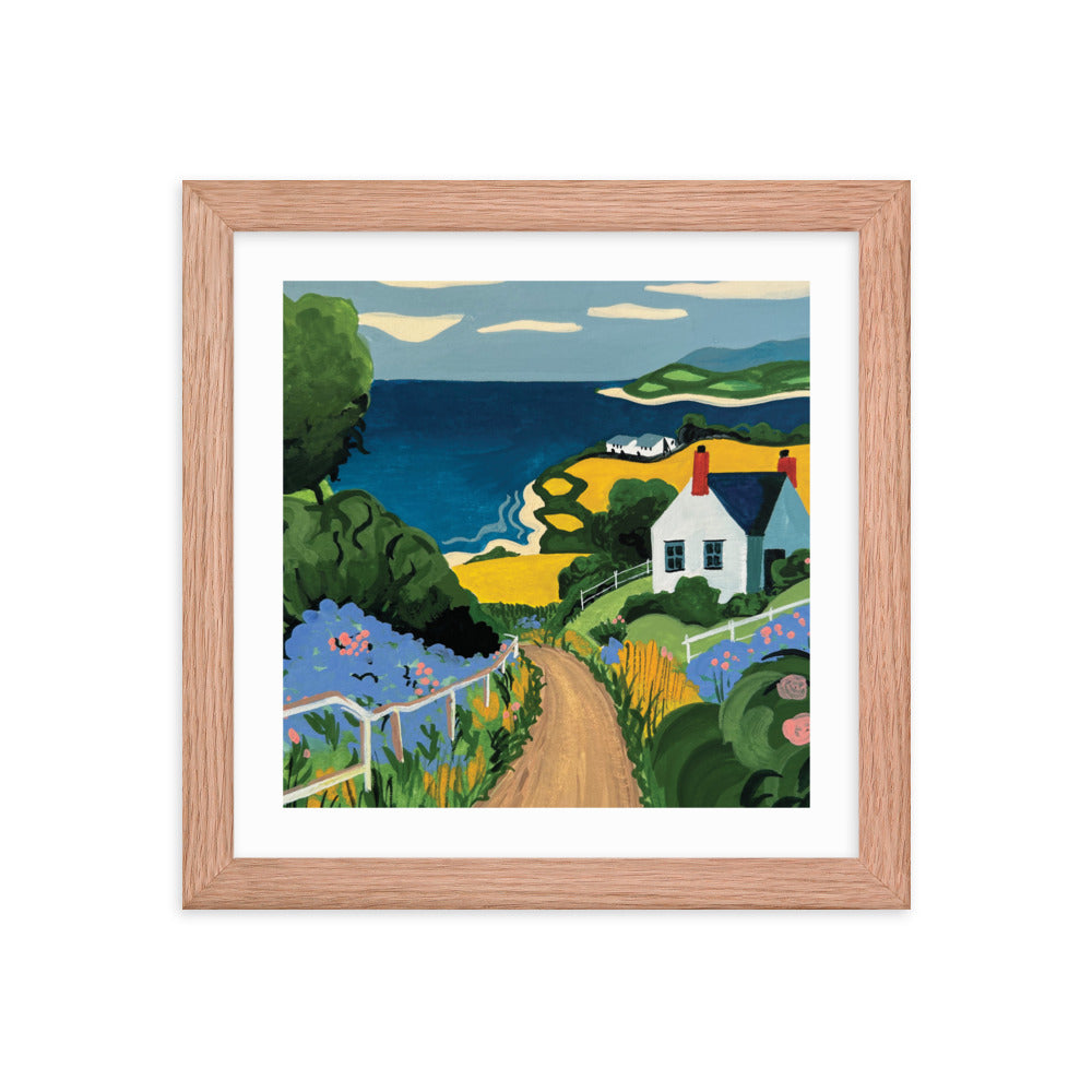 Yellow Fields Framed Print