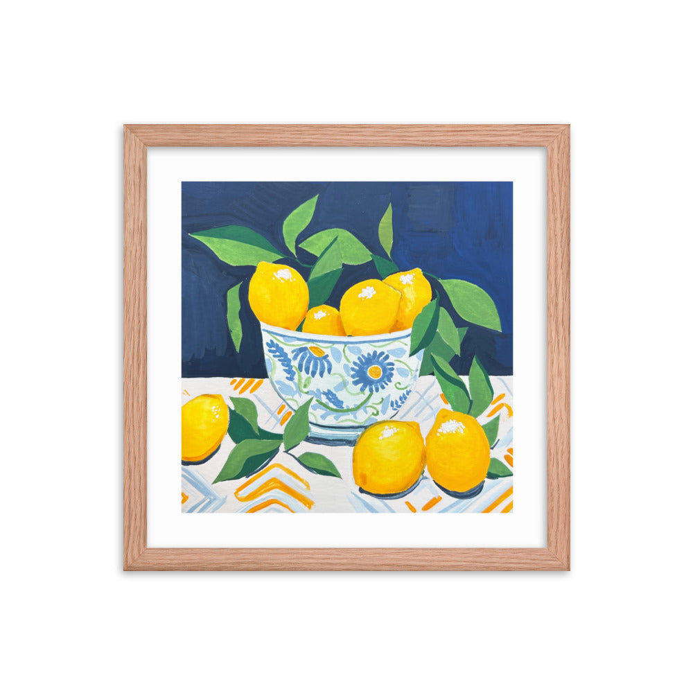 Lemons Framed Print