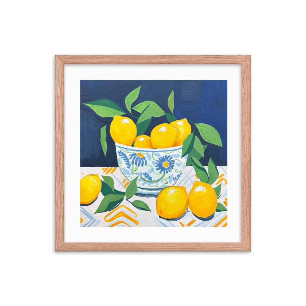 Lemons Framed Print