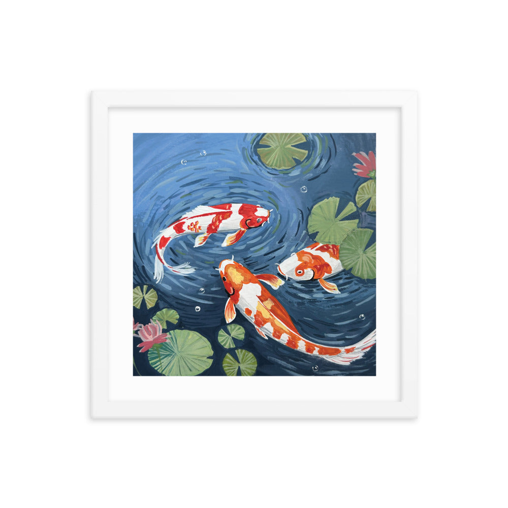 Koi Framed Print