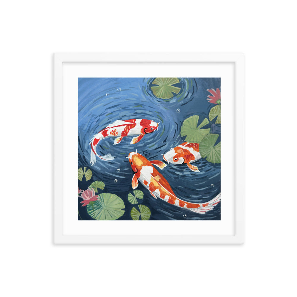 Koi Framed Print