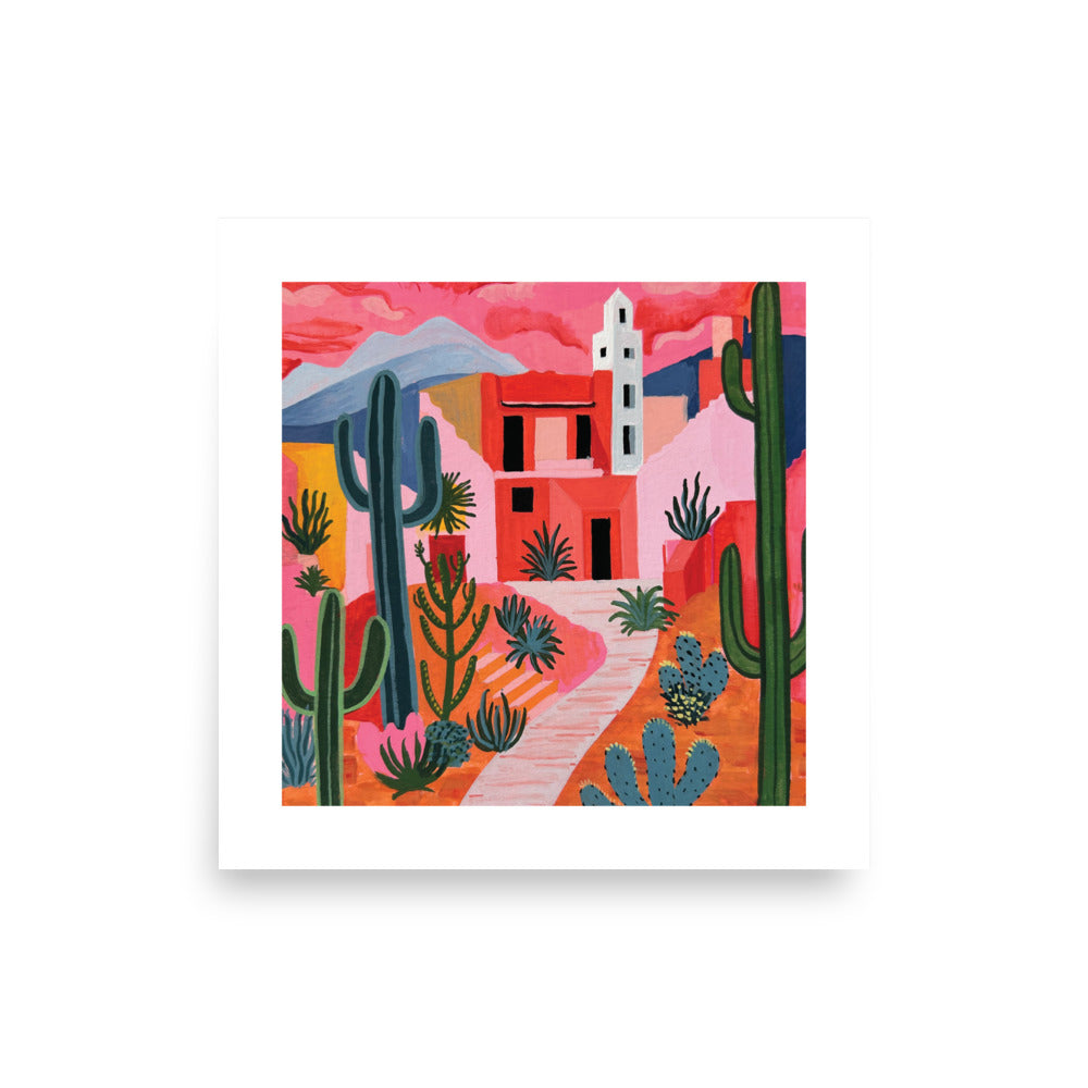 Rose Colored Desert Print